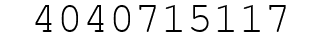Number 4040715117.