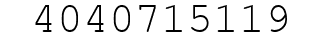Number 4040715119.