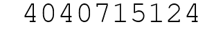 Number 4040715124.