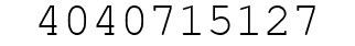 Number 4040715127.