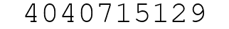 Number 4040715129.