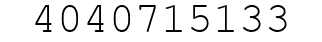 Number 4040715133.