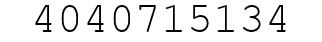 Number 4040715134.