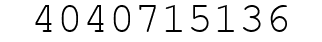Number 4040715136.