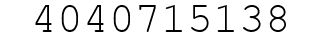Number 4040715138.