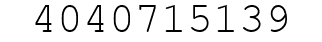 Number 4040715139.