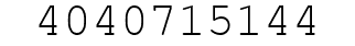 Number 4040715144.