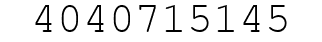 Number 4040715145.