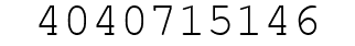 Number 4040715146.