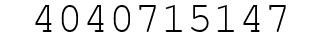Number 4040715147.