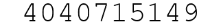 Number 4040715149.
