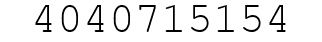 Number 4040715154.