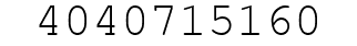 Number 4040715160.