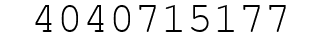 Number 4040715177.