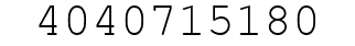 Number 4040715180.