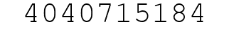 Number 4040715184.