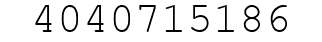 Number 4040715186.