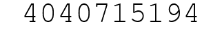 Number 4040715194.