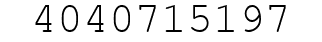 Number 4040715197.