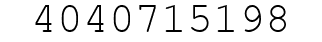 Number 4040715198.