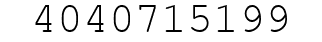 Number 4040715199.