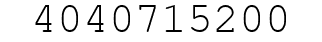 Number 4040715200.