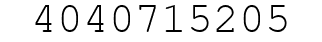 Number 4040715205.