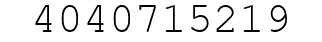 Number 4040715219.