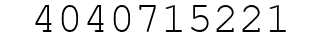 Number 4040715221.