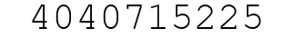Number 4040715225.