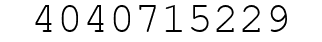 Number 4040715229.