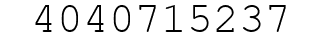 Number 4040715237.