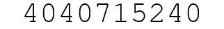 Number 4040715240.