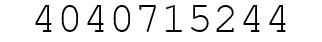 Number 4040715244.