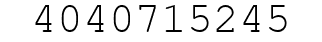 Number 4040715245.