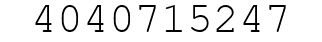 Number 4040715247.