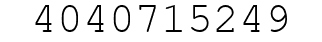 Number 4040715249.