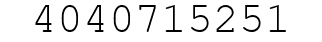 Number 4040715251.