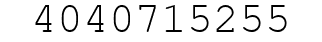 Number 4040715255.