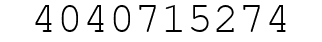 Number 4040715274.