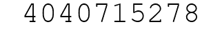 Number 4040715278.