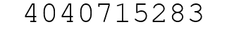 Number 4040715283.