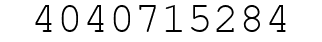Number 4040715284.