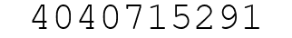 Number 4040715291.