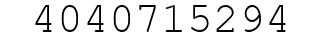 Number 4040715294.