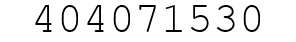 Number 404071530.