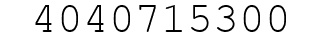 Number 4040715300.