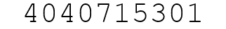 Number 4040715301.