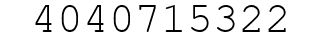 Number 4040715322.