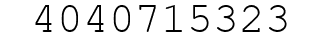 Number 4040715323.